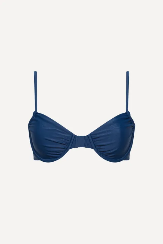Capri Ruched Underwire Bikini Top sold by Playaluxe