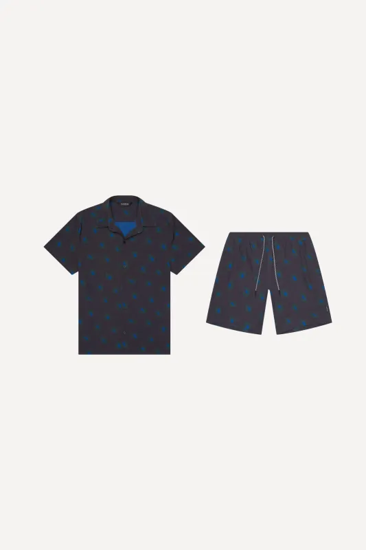 Todos Santos Cabana Set Blue Dot sold by Playaluxe