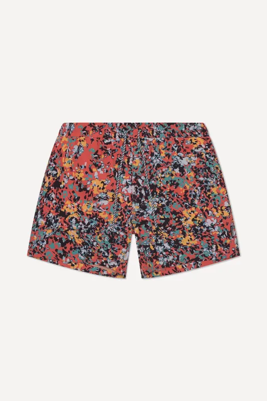 Tulum Volley Swim Trunk Pink sold by Playaluxe