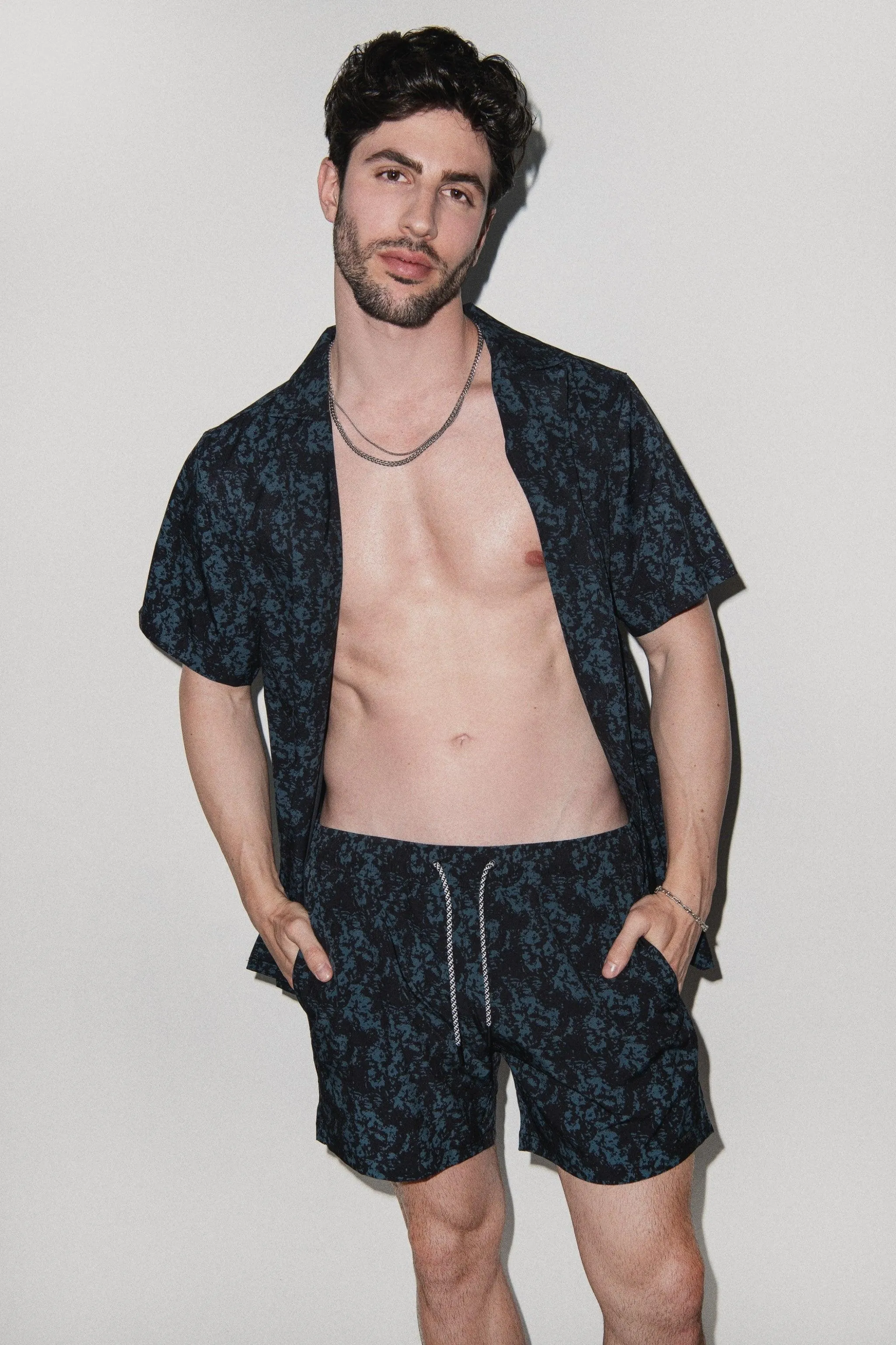 Saint Tropez Cabana Set Charcoal Haze sold by Playaluxe