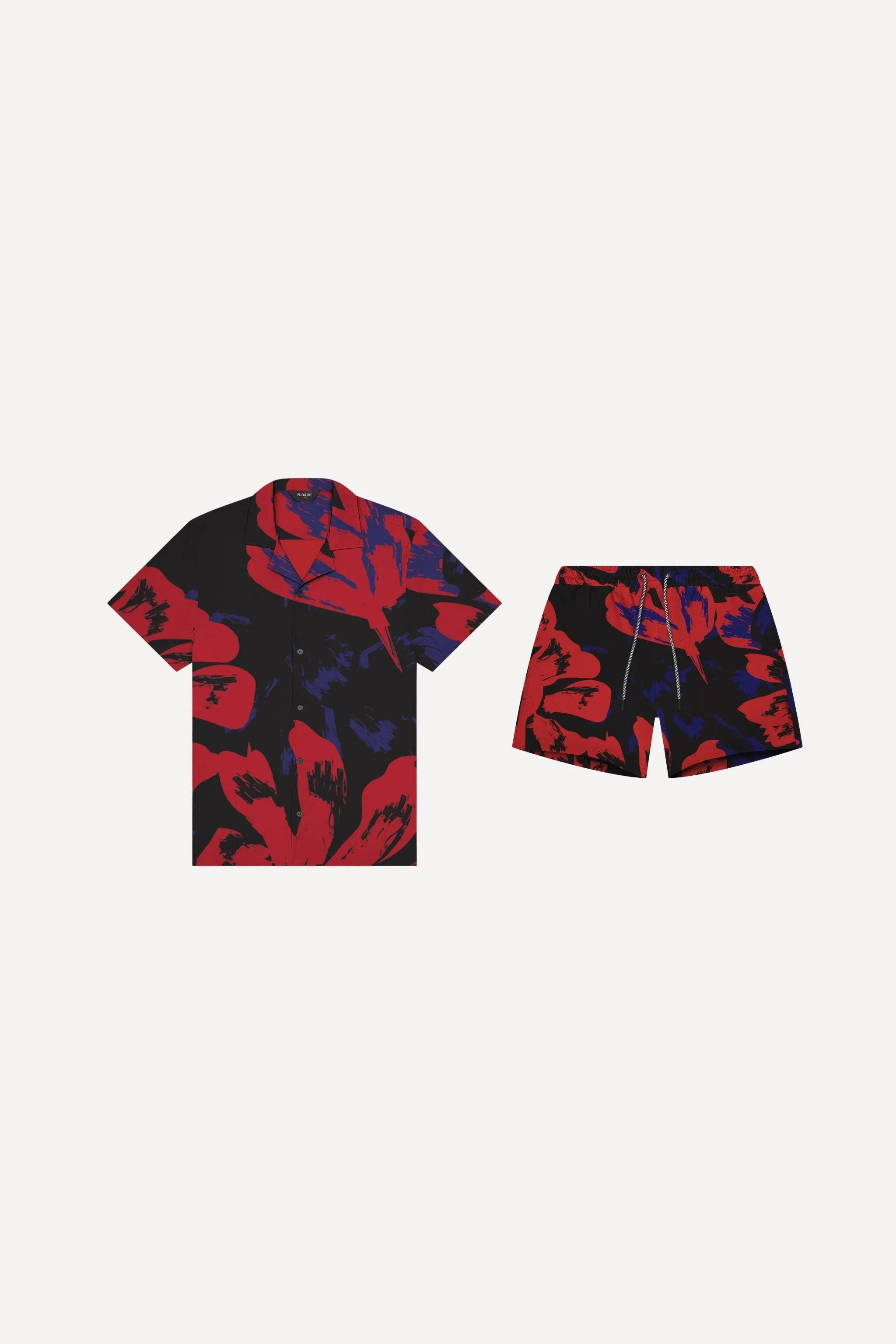 Saint Tropez Cabana Set Red Floral sold by Playaluxe product image thumbnail 2