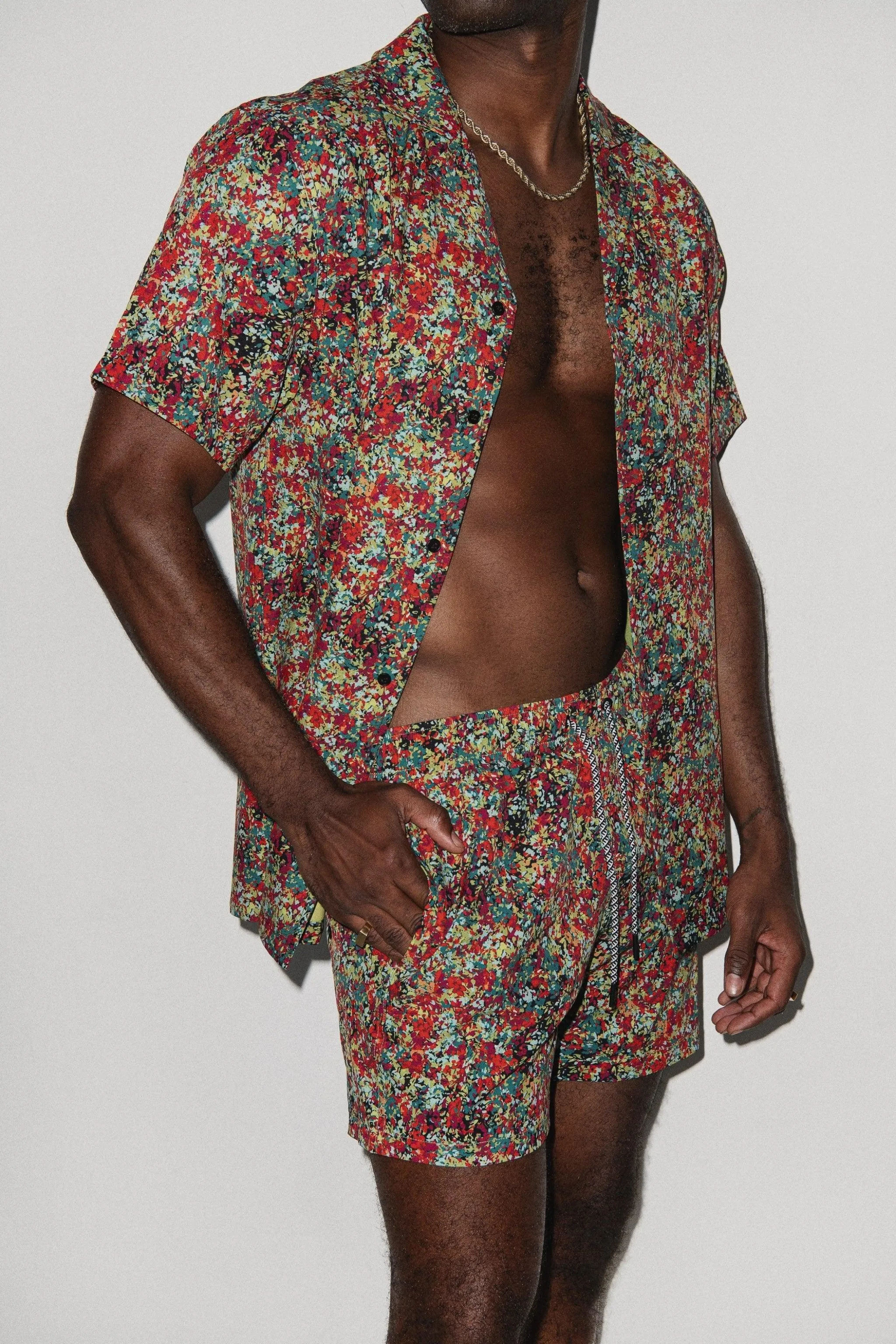 Saint Tropez Cabana Set Coral Calypso sold by Playaluxe product image thumbnail 3