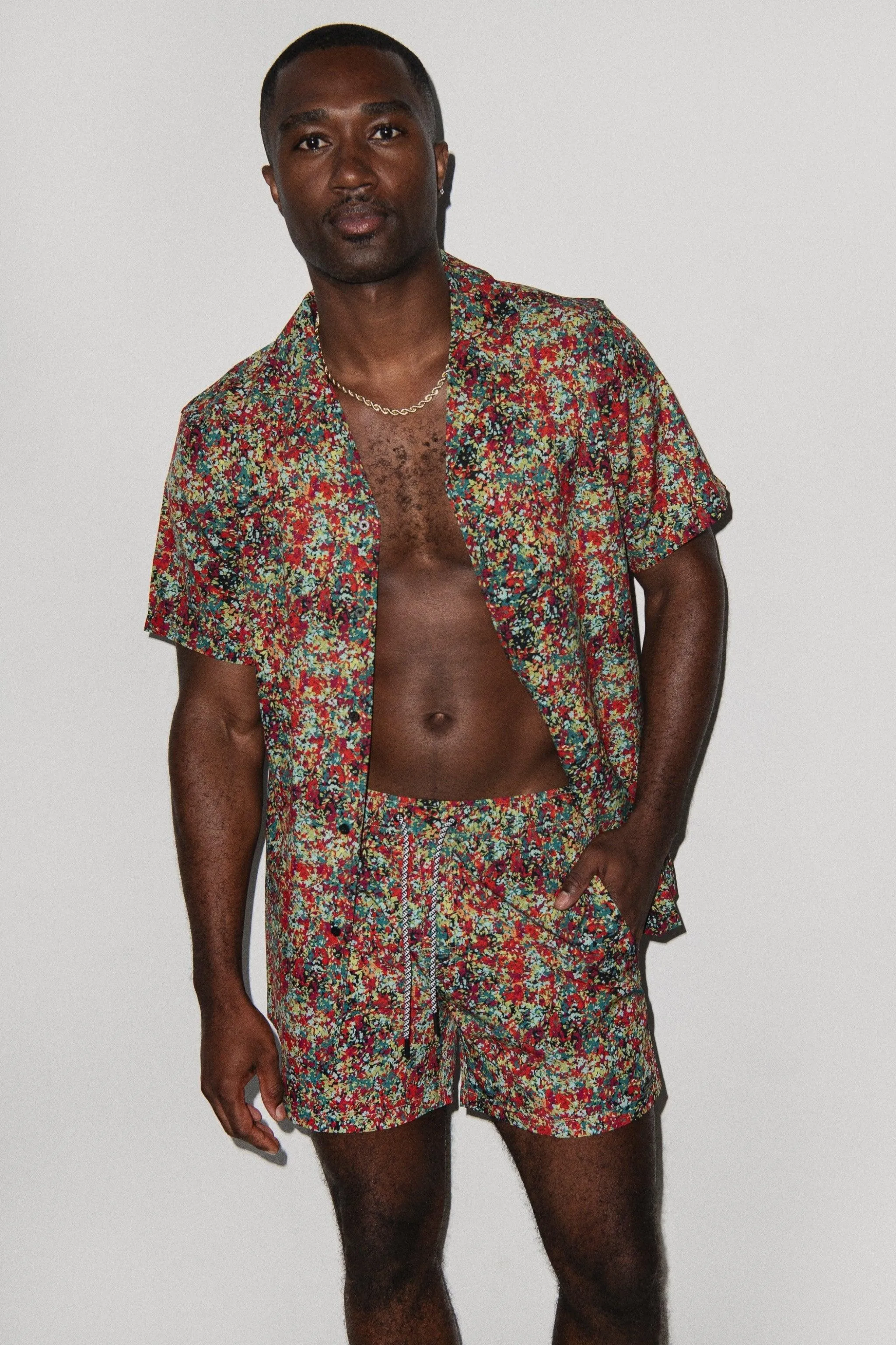 Saint Tropez Cabana Set Coral Calypso sold by Playaluxe