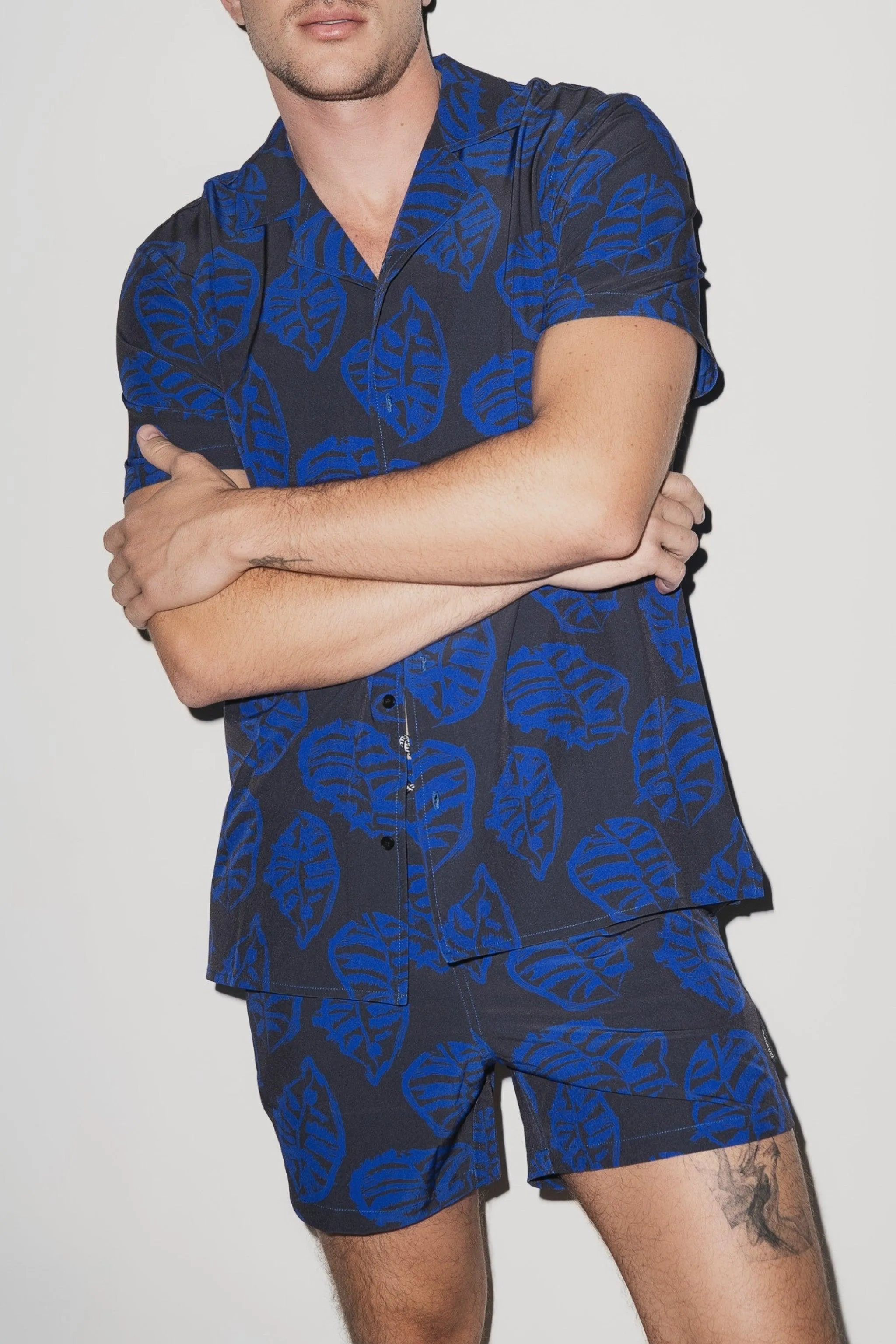 Blue Batik Cabana Set sold by Playaluxe