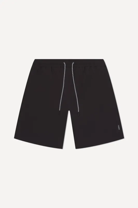 Marbella Classic Swim Trunk Black sold by Playaluxe