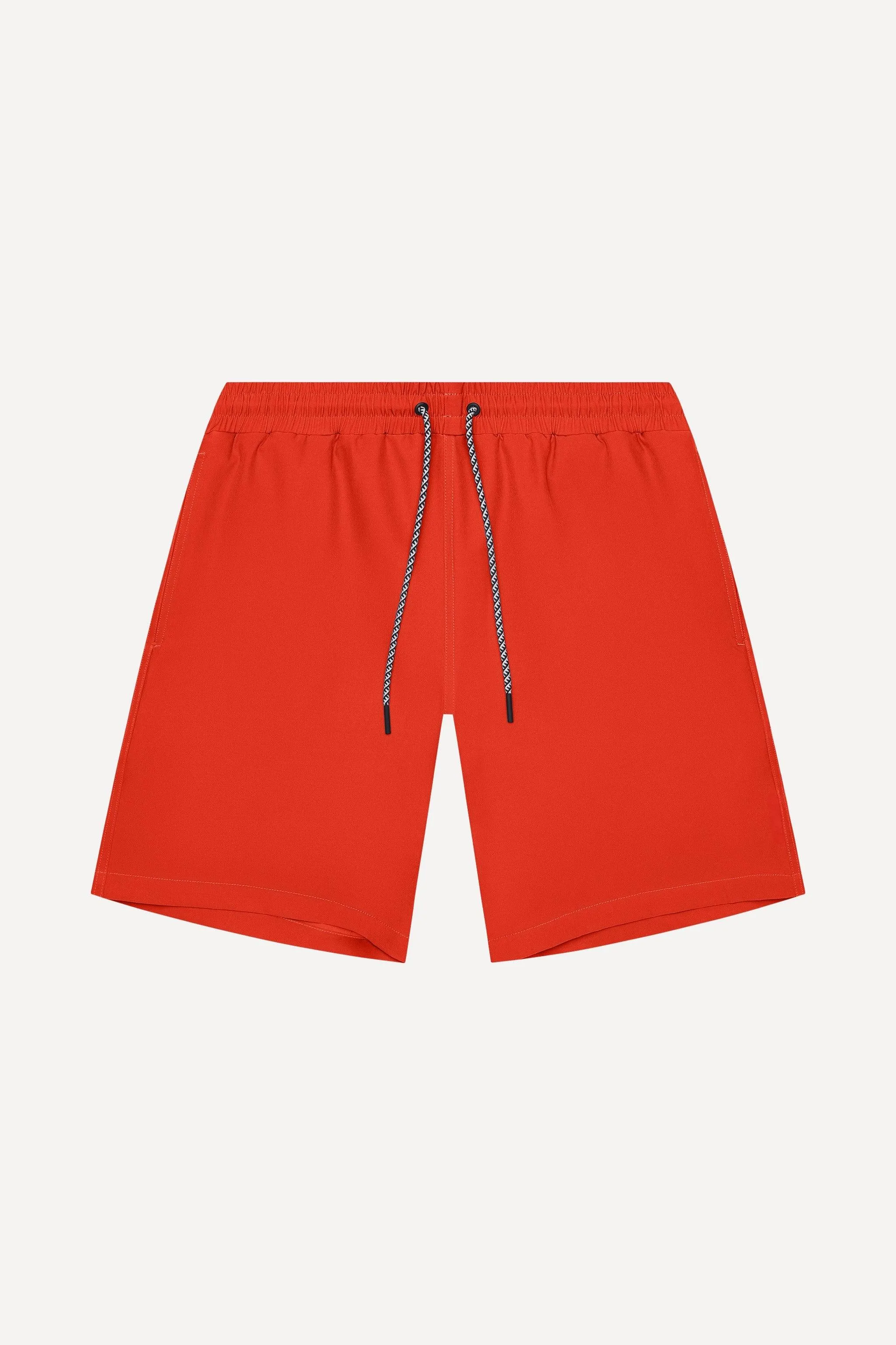 Marbella Classic Swim Trunk Red sold by Playaluxe