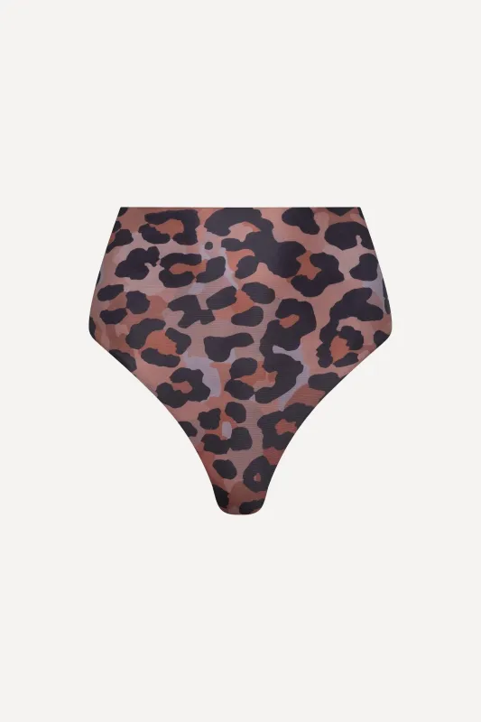 Leopard High Waisted Bikini Bottom sold by Playaluxe