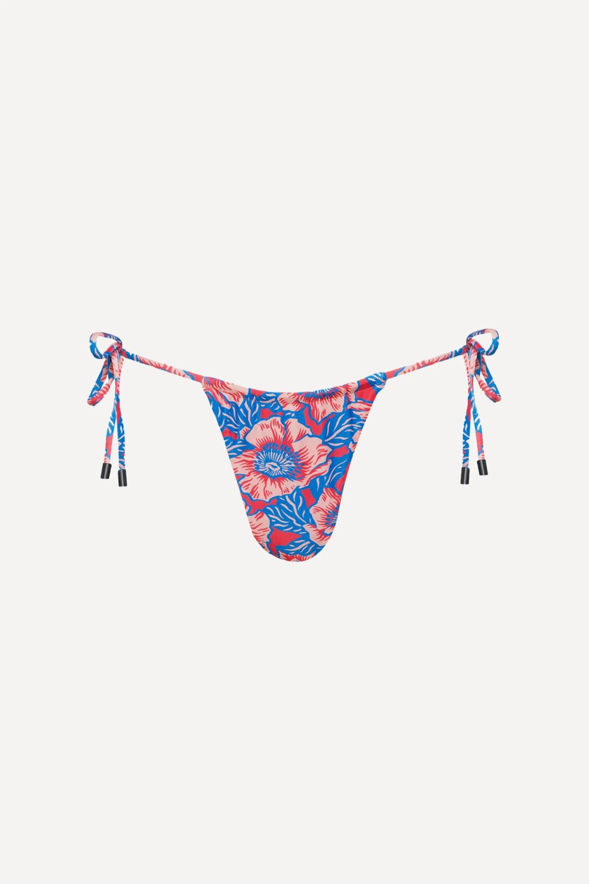 Waikiki String Tie Bikini Bottom Hibisucs sold by Playaluxe