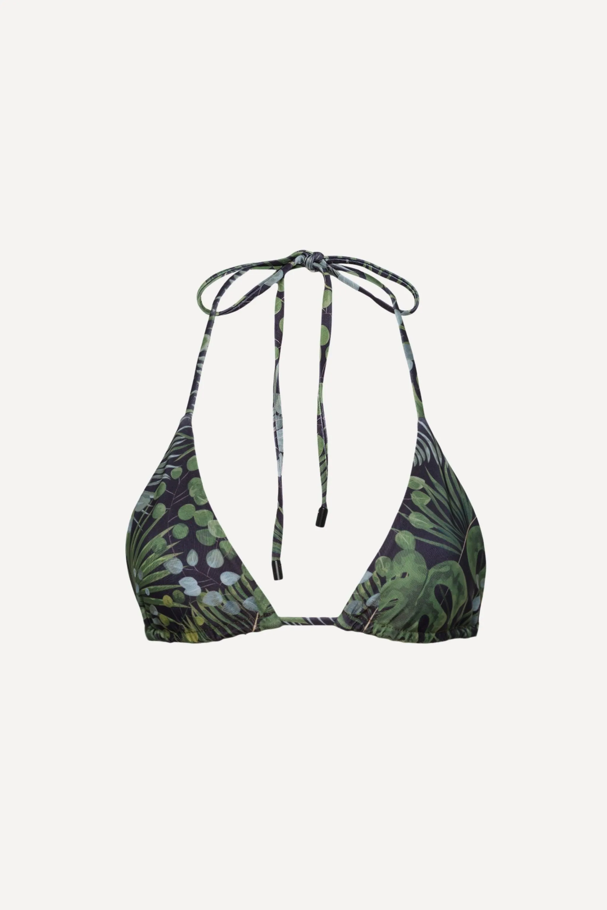Waikiki Triangle String Bikini Top Jungle sold by Playaluxe