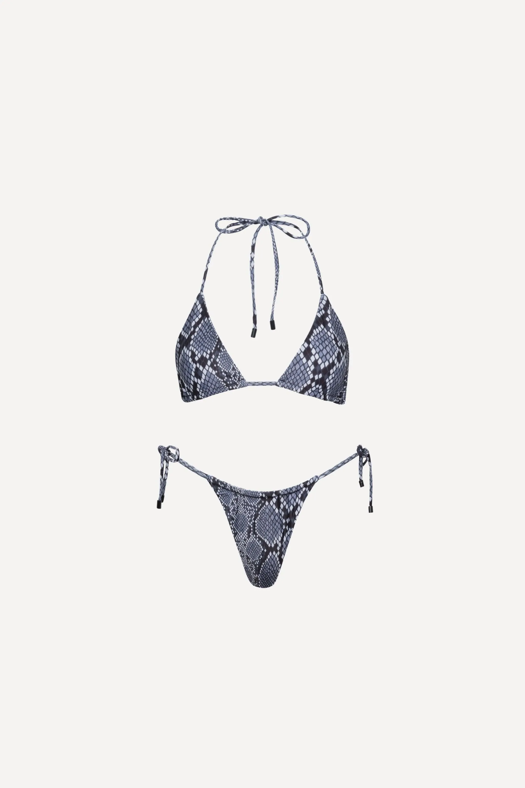 Waikiki Triangle String Bikini Set Snake sold by Playaluxe