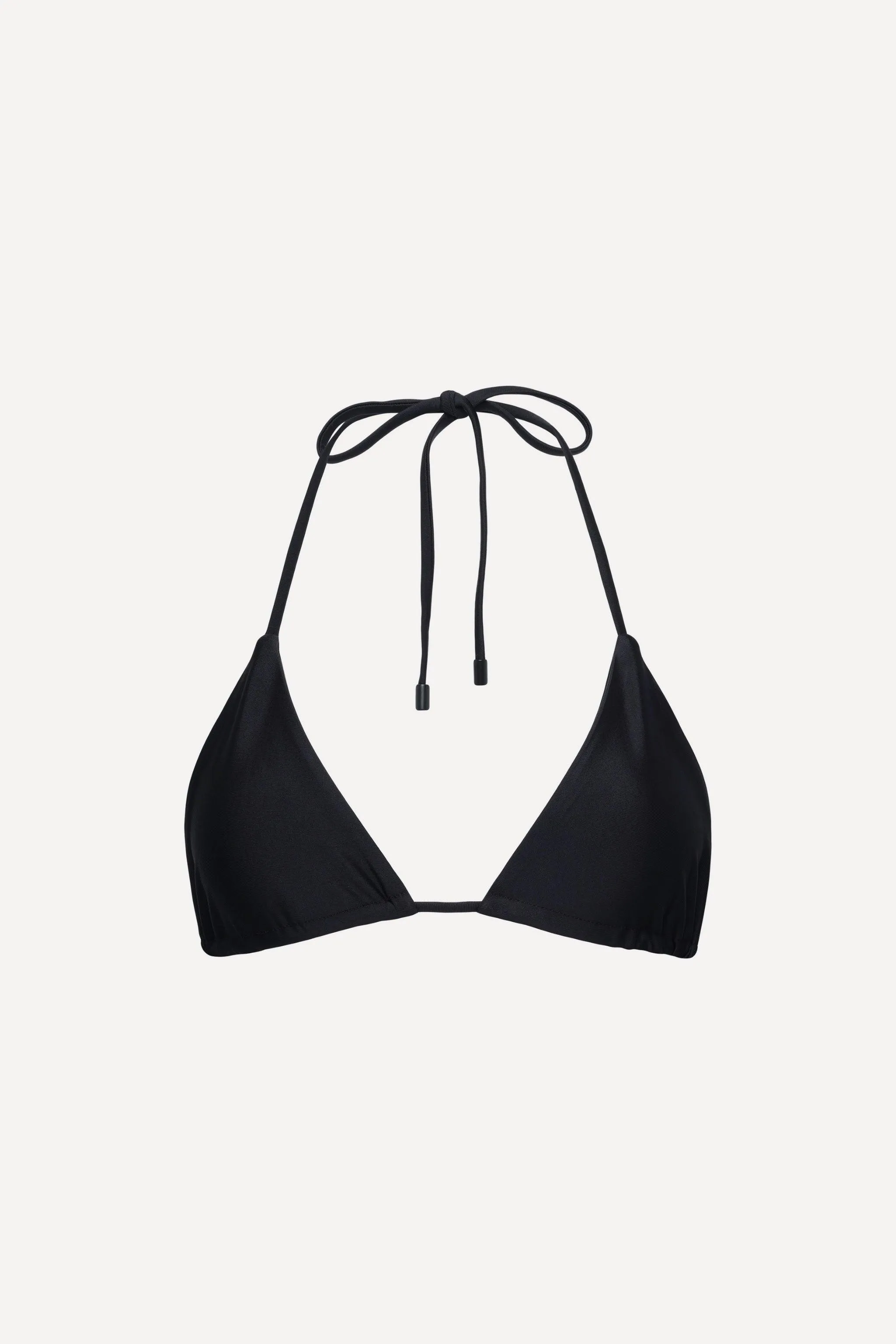 Waikiki Triangle String Bikini Top Black sold by Playaluxe