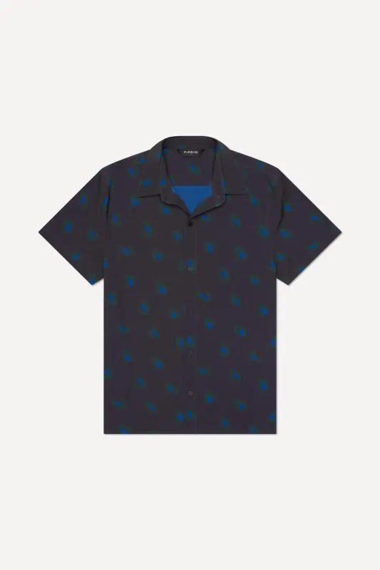 Todos Santos Classic Shirt Blue Dot sold by Playaluxe