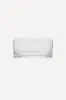 White Ruched Bandeau Bikini Top sold by Playaluxe