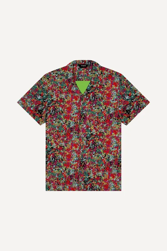 Saint Tropez Cabana Shirt Coral Calypso sold by Playaluxe