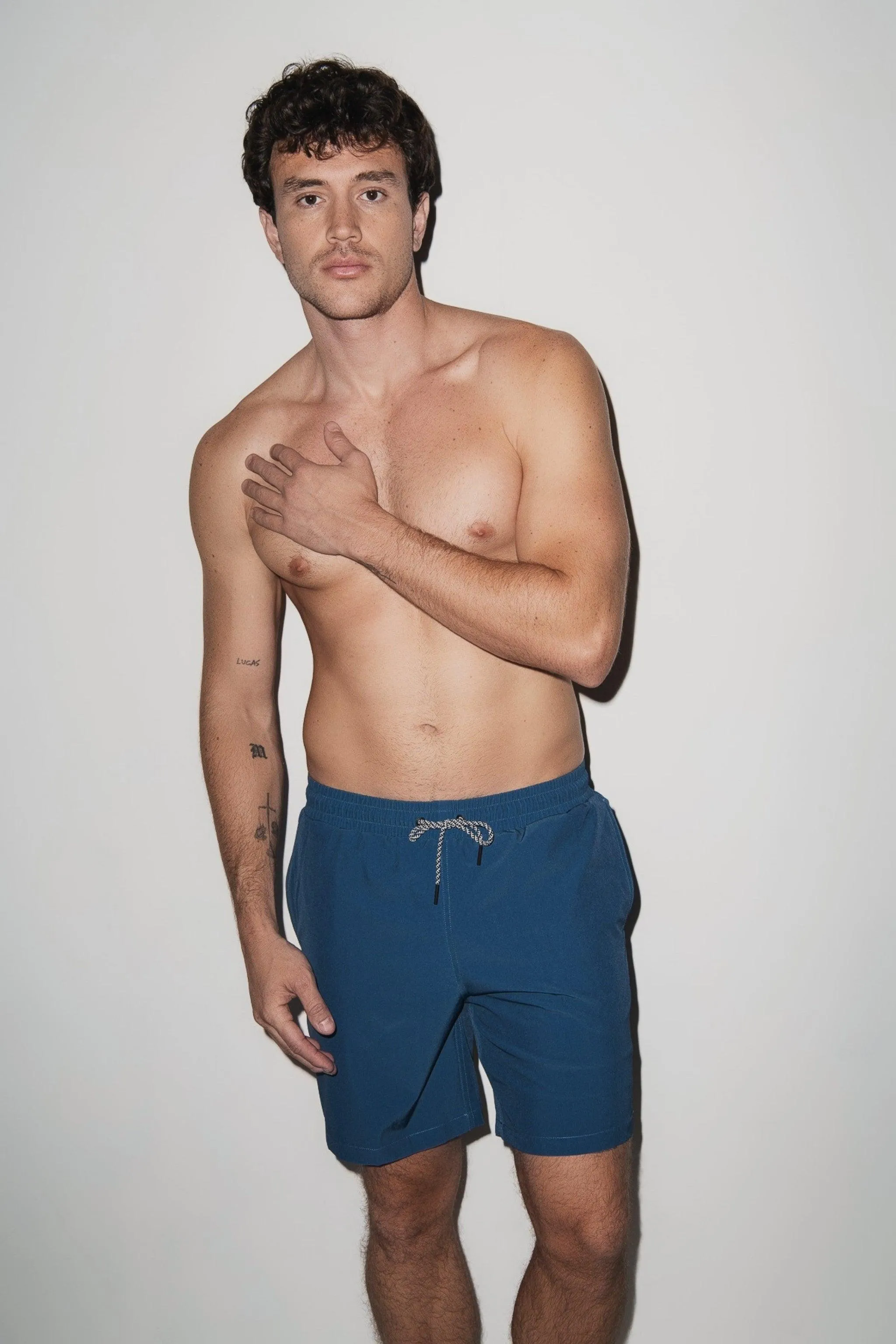 Marbella Classic Swim Trunk Vintage Blue sold by Playaluxe product image thumbnail 2