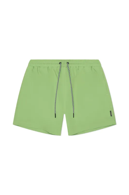 Tulum Volley Swim Trunk Bright Green sold by Playaluxe