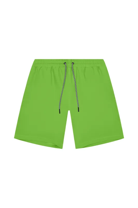 Marbella Classic Swim Trunk Lime Green sold by Playaluxe
