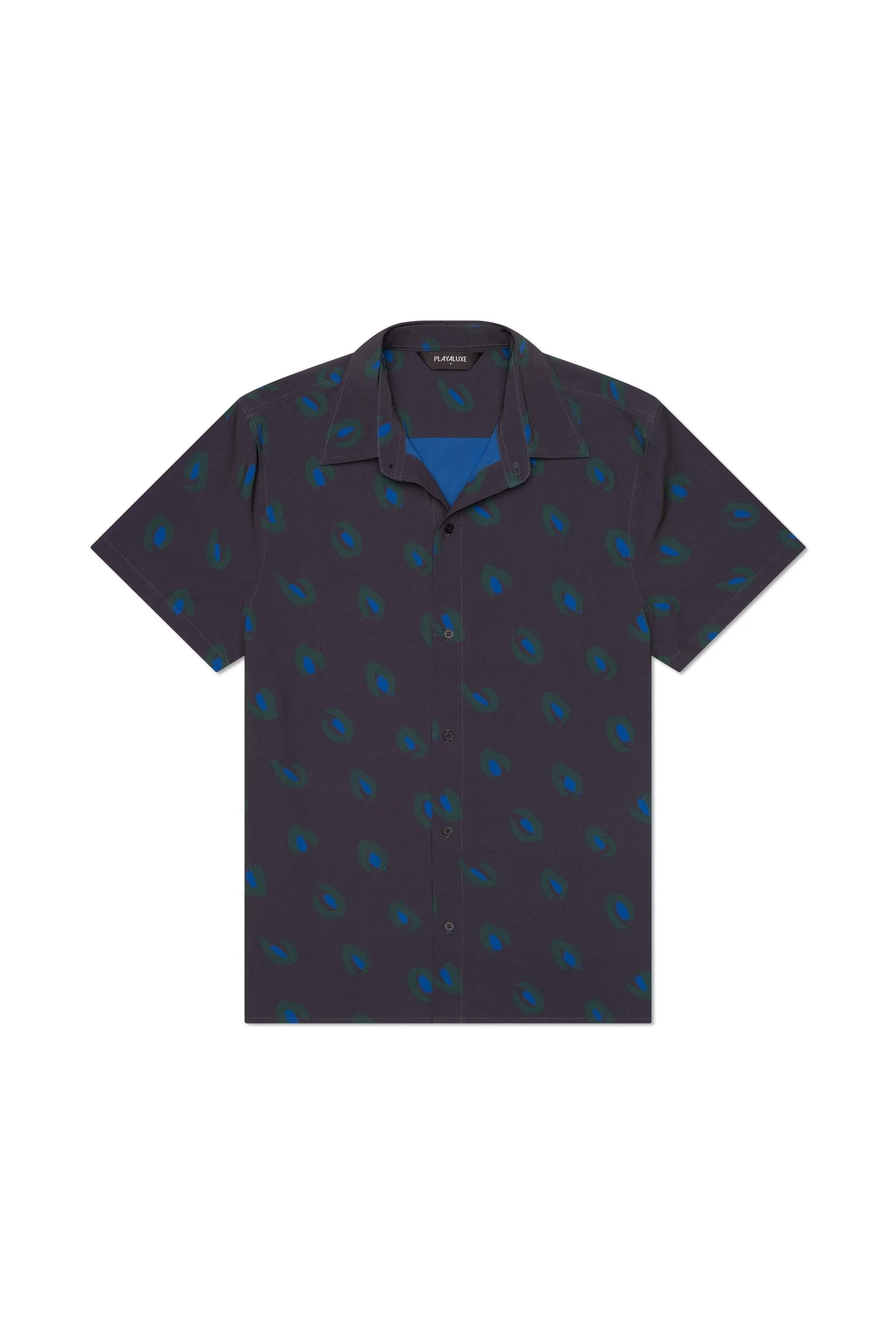 Todos Santos Classic Shirt Blue Dot sold by Playaluxe