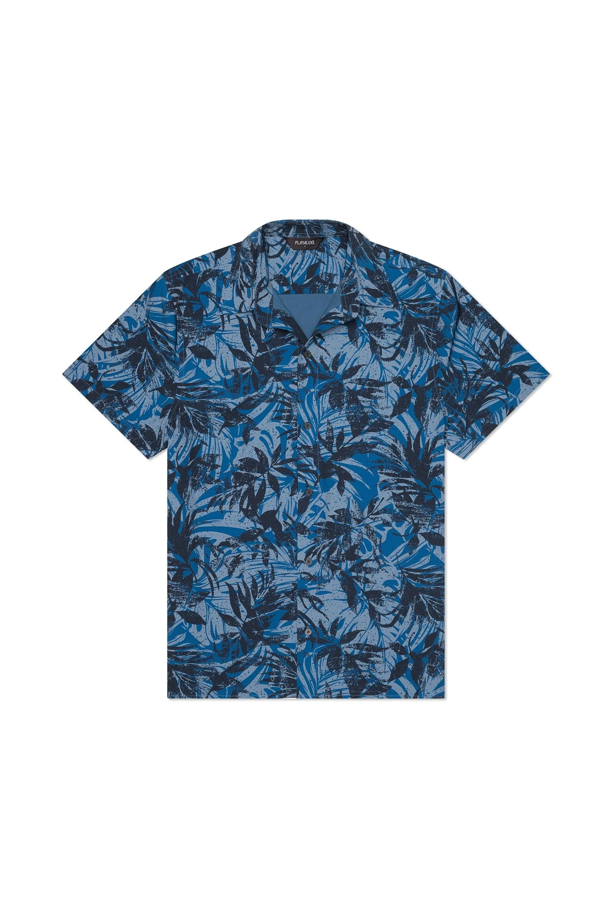 Todos Santos Classic Shirt Denim Palm sold by Playaluxe