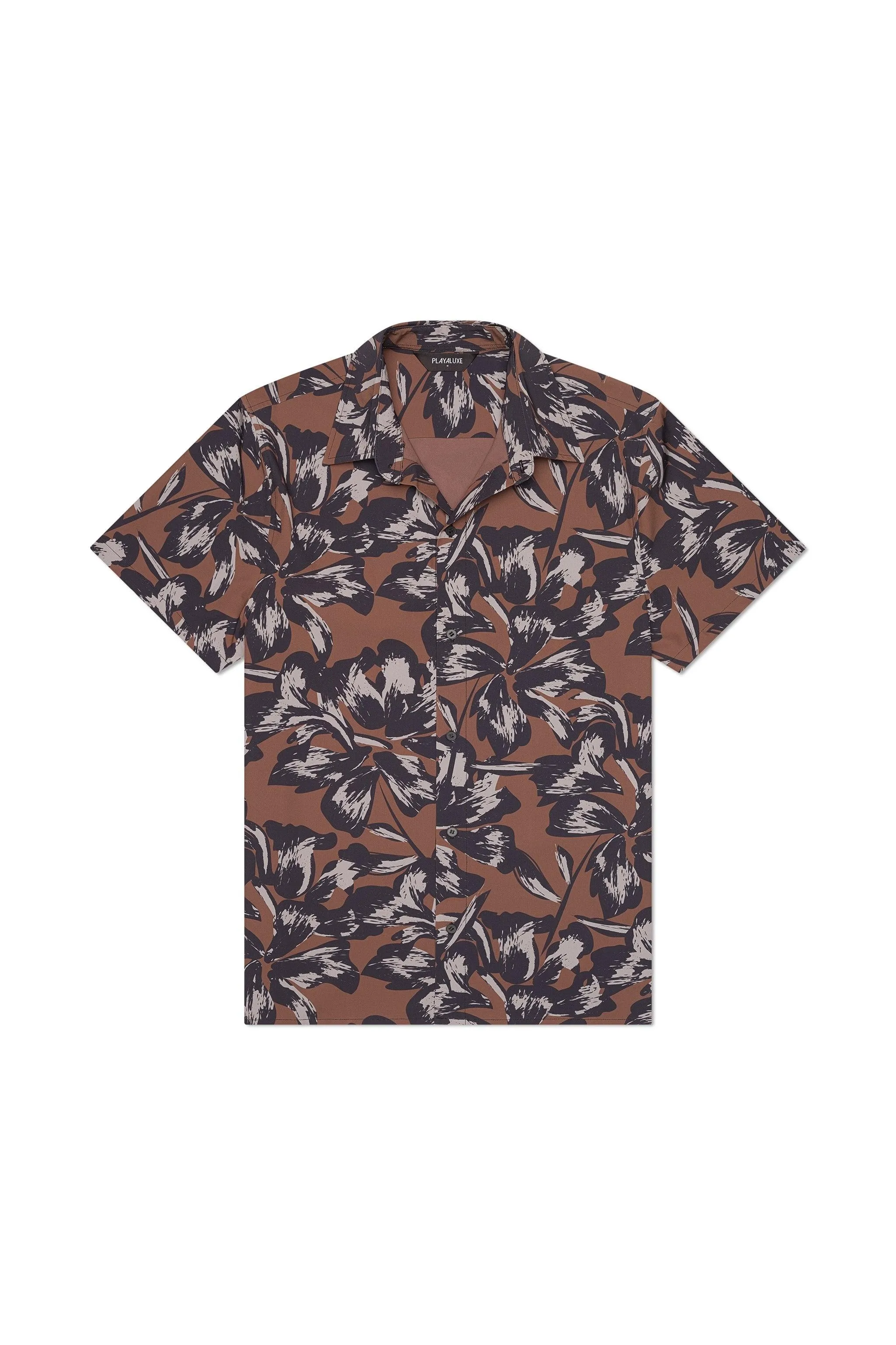 Todos Santos Classic Shirt Tobacco Flower sold by Playaluxe