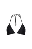 Waikiki Triangle String Bikini Top Black sold by Playaluxe