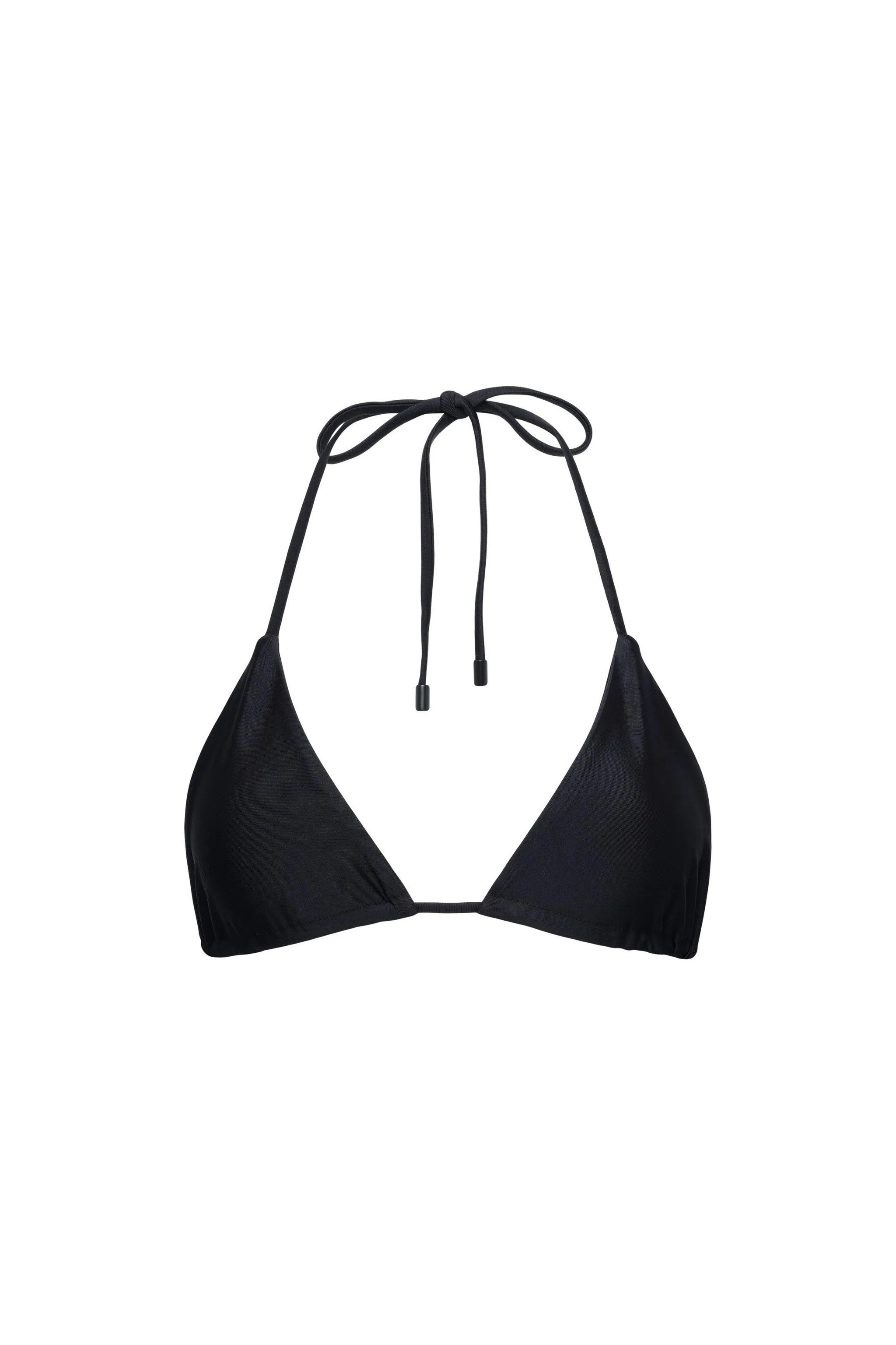 Waikiki Triangle String Bikini Top Black sold by Playaluxe