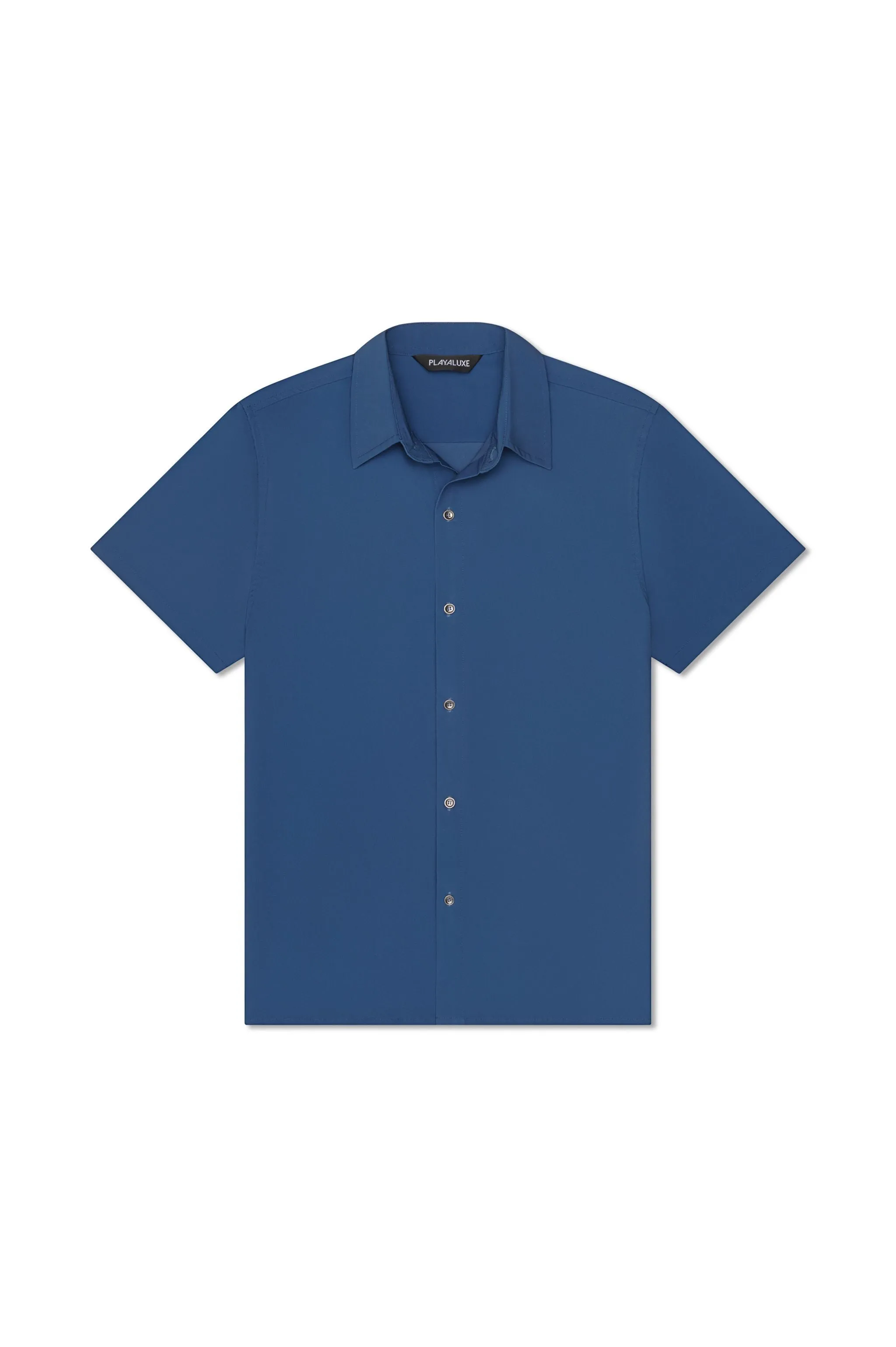 Todos Santos Classic Shirt Petrol Blue sold by Playaluxe