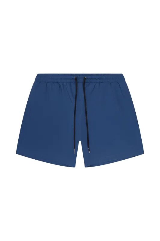 Tulum Volley Swim Trunk Petrol Blue sold by Playaluxe