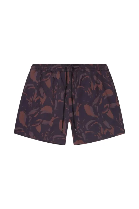 Tulum 5-Inch Swim Trunk Espresso made by Playaluxe