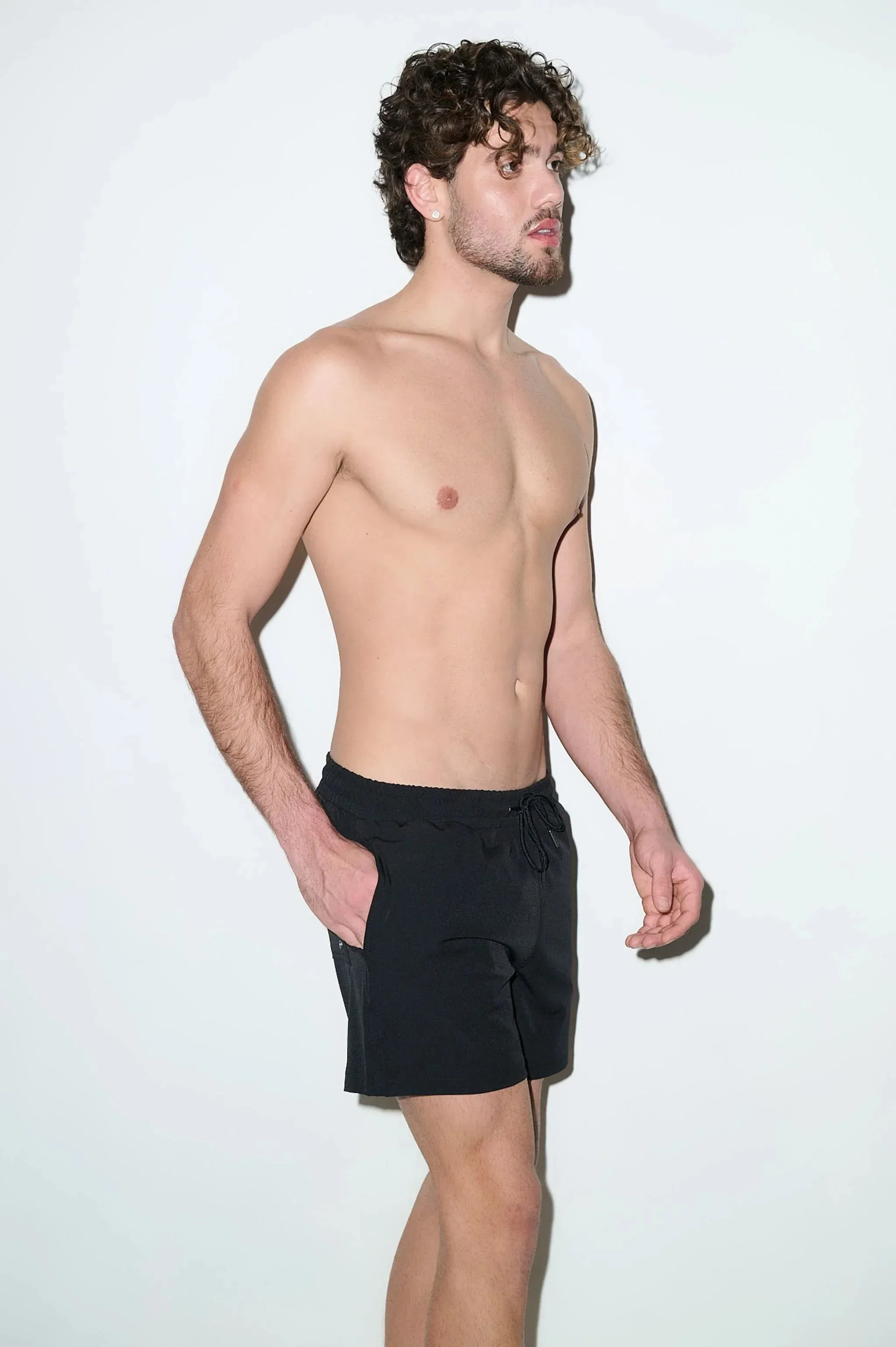Tulum 5-Inch Swim Trunk Onyx sold by Playaluxe product image thumbnail 3