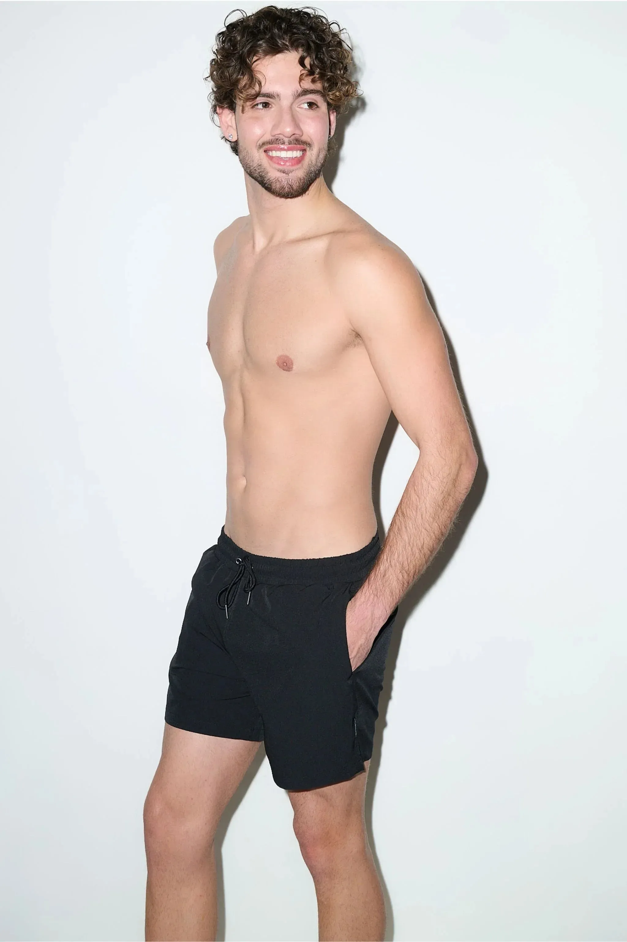 Tulum 5-Inch Swim Trunk Onyx sold by Playaluxe product image thumbnail 2