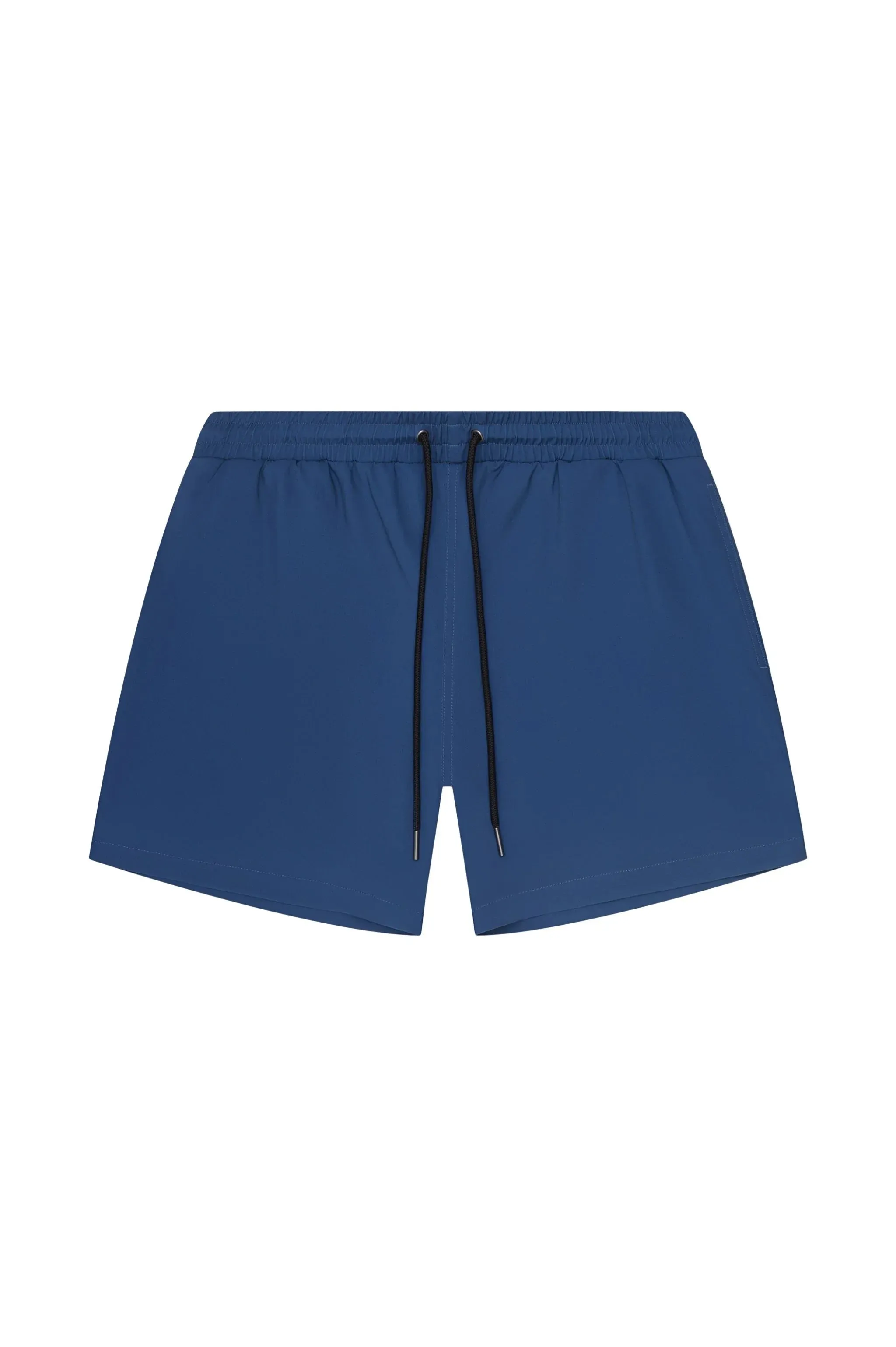 Tulum 5-Inch Swim Trunk Petrol Blue sold by Playaluxe