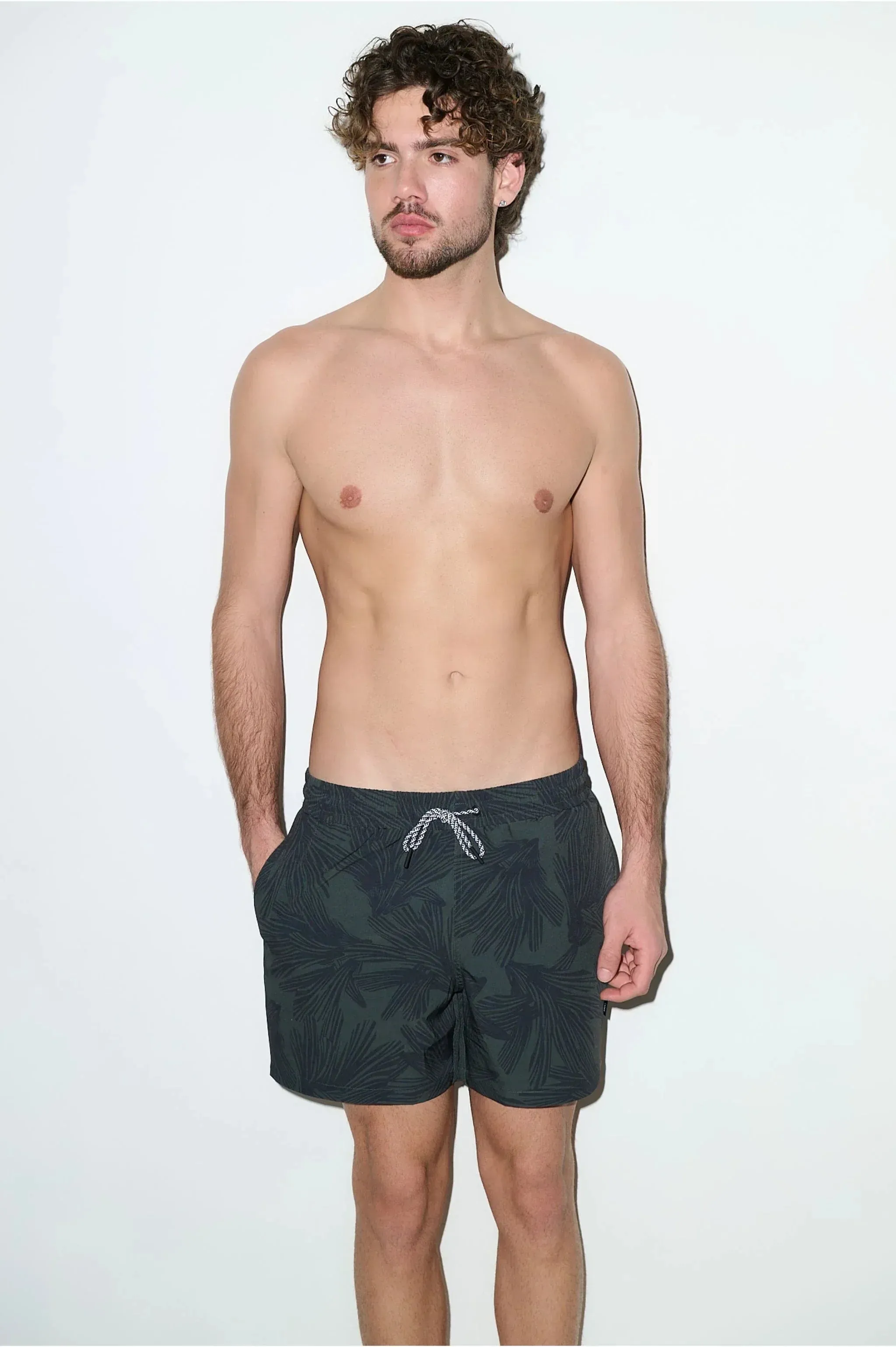 Tulum 5-Inch Swim Trunk Dark Olive sold by Playaluxe product image thumbnail 2