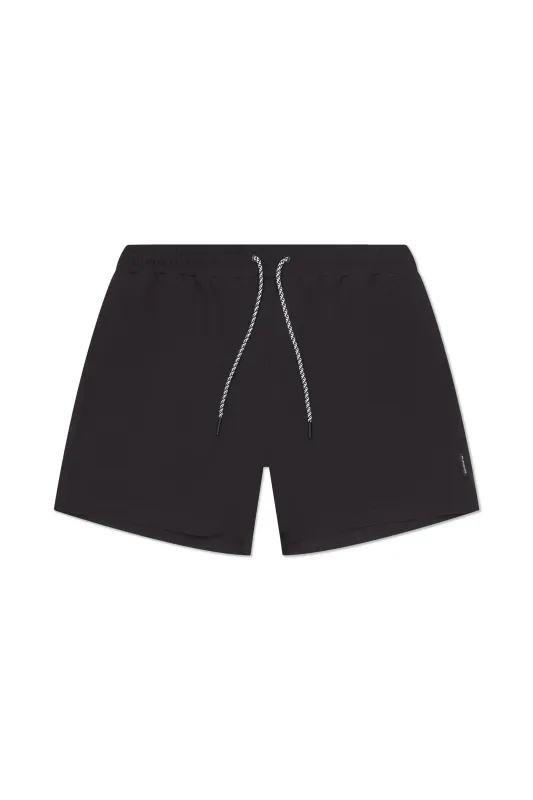 Tulum 5-Inch Swim Trunk Black made by Playaluxe