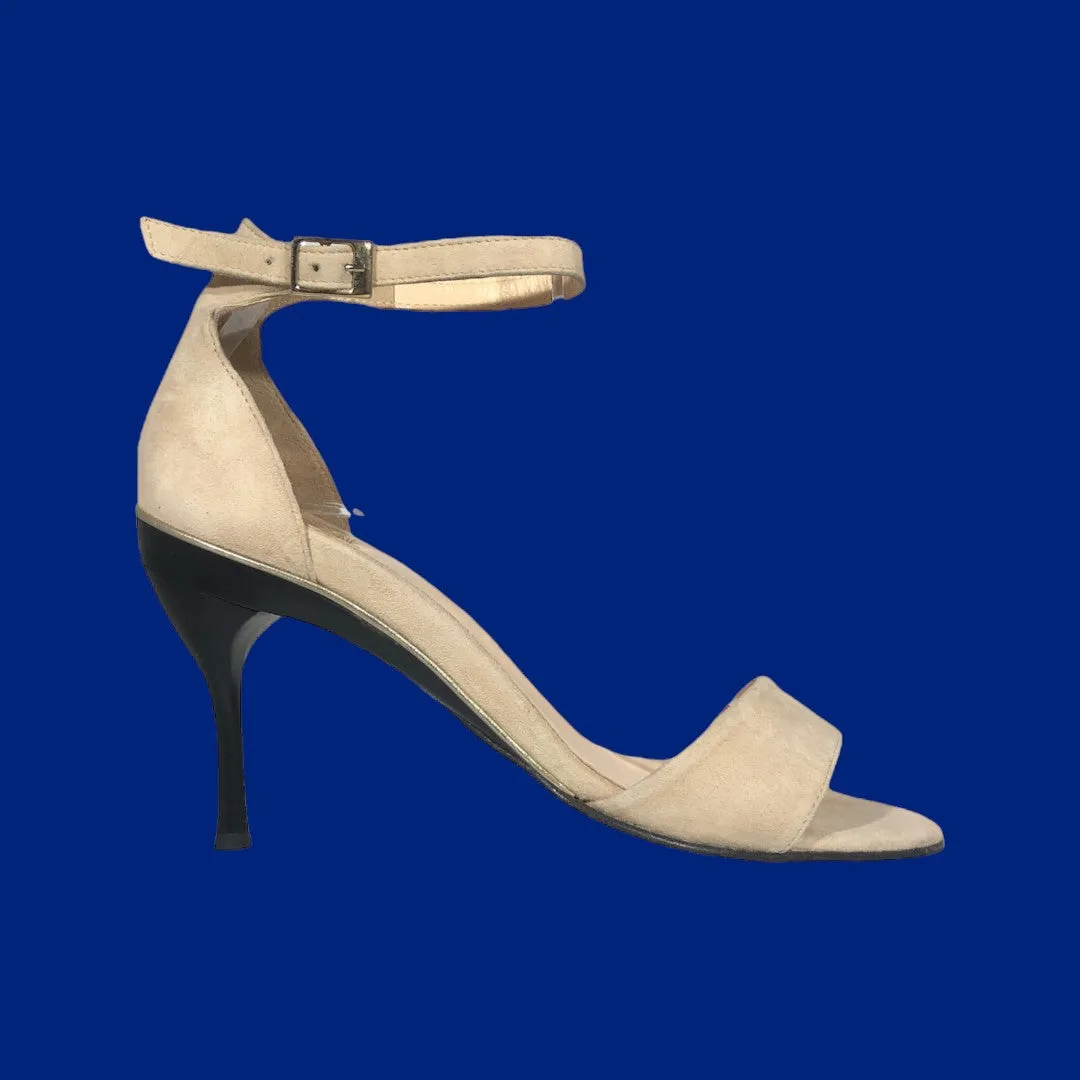 Deyi Nude Nubuck Sandal sold by Tanya Heath