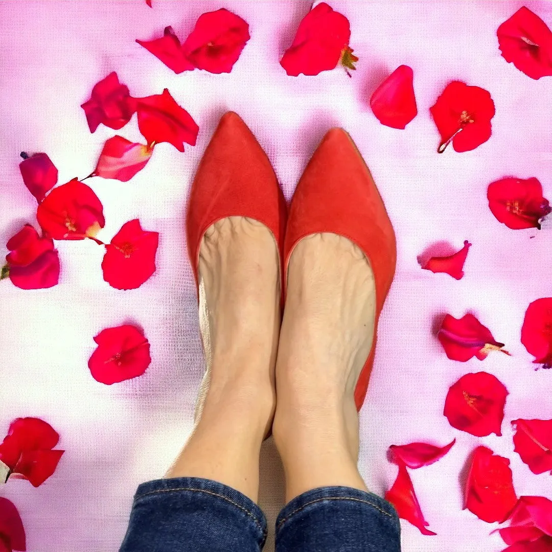 Valerie Poppy Red & Interchangeable Heels sold by Tanya Heath product image thumbnail 4