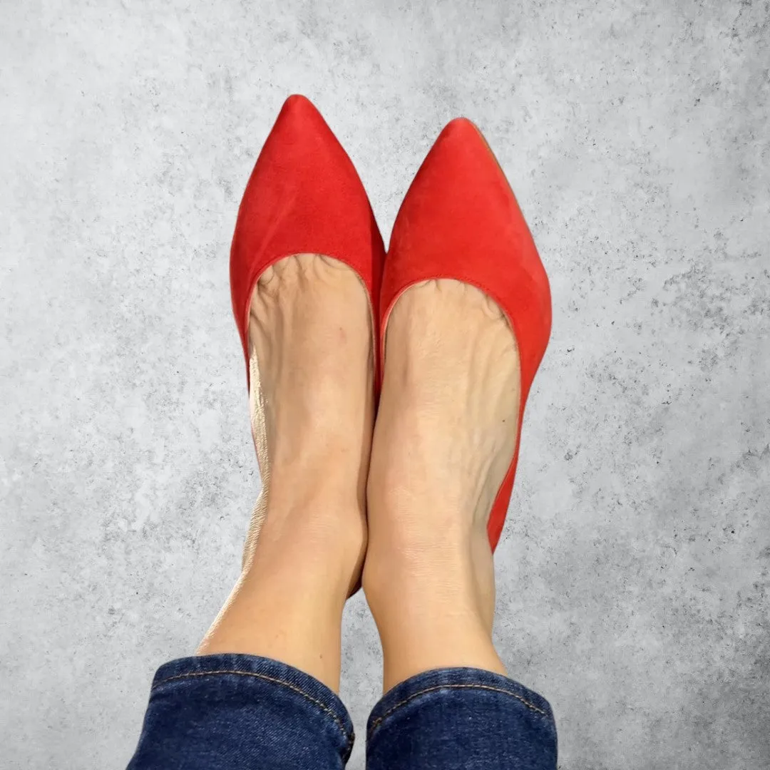 Valerie Poppy Red & Interchangeable Heels sold by Tanya Heath product image thumbnail 2