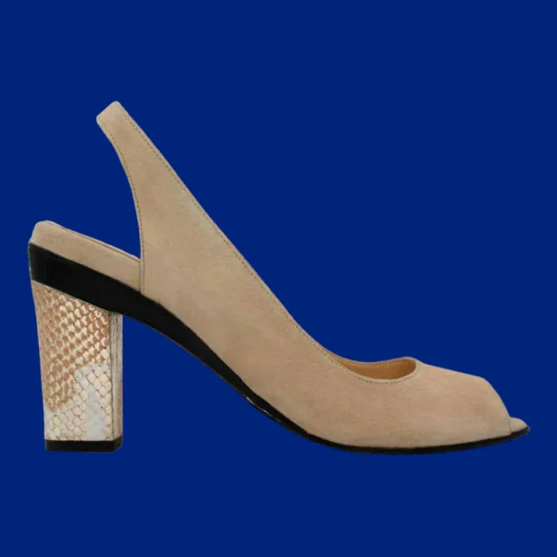 Sophia Peep Toe Pump sold by Tanya Heath