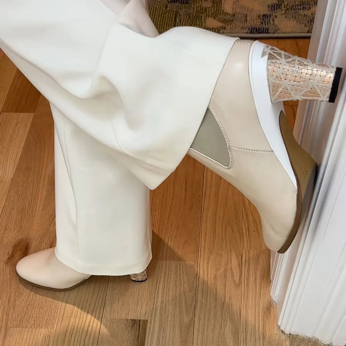 Chelsea Almond Booty with Interchangeable Heels sold by Tanya Heath product image thumbnail 2