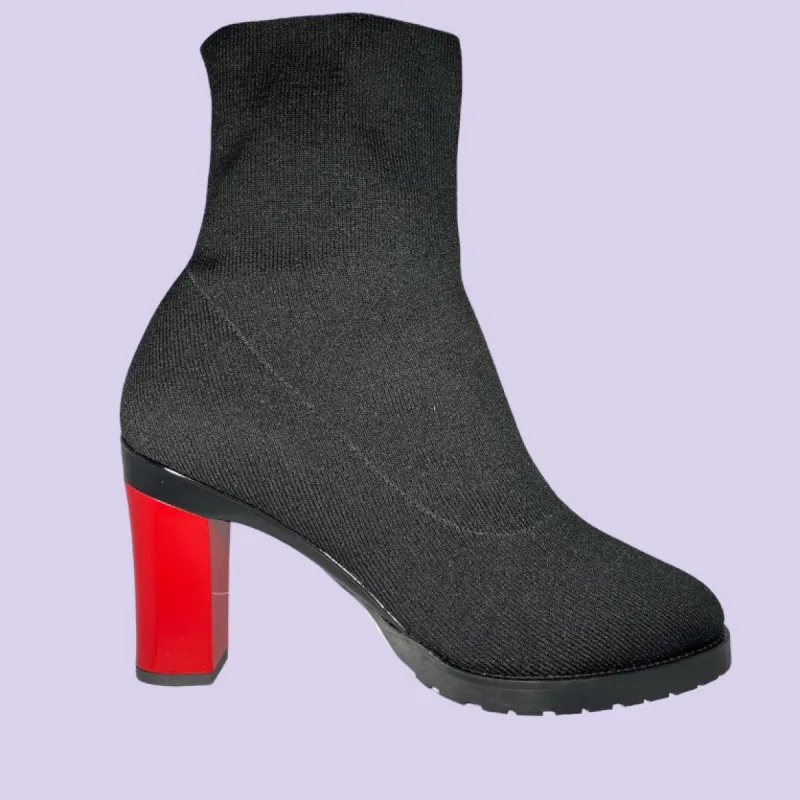 Wendie Italian Stretch Fabric & Interchangeable Heels made by Tanya Heath