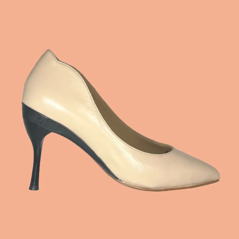 Valerie Nude Pump for Removeable Heels sold by Tanya Heath