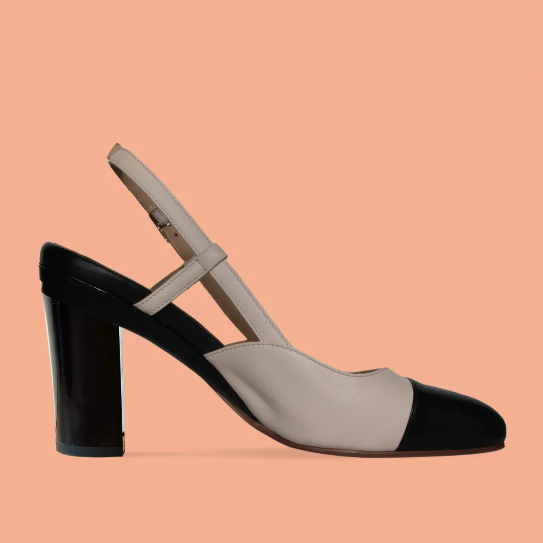 Iris Spectator Slingback for Removeable Heels sold by Tanya Heath
