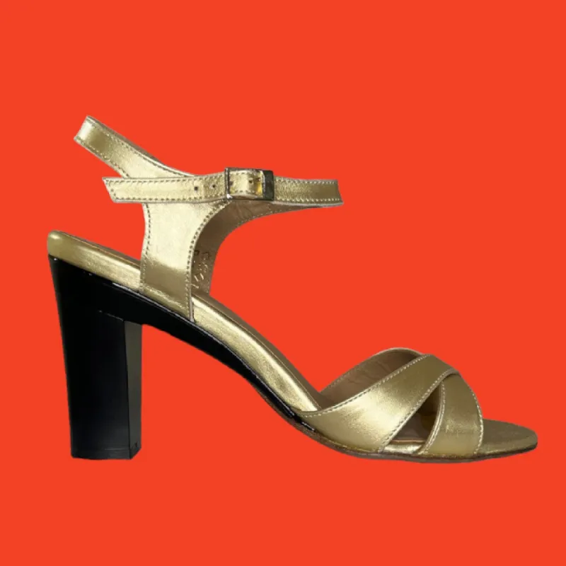Christelle Gold Sandal sold by Tanya Heath