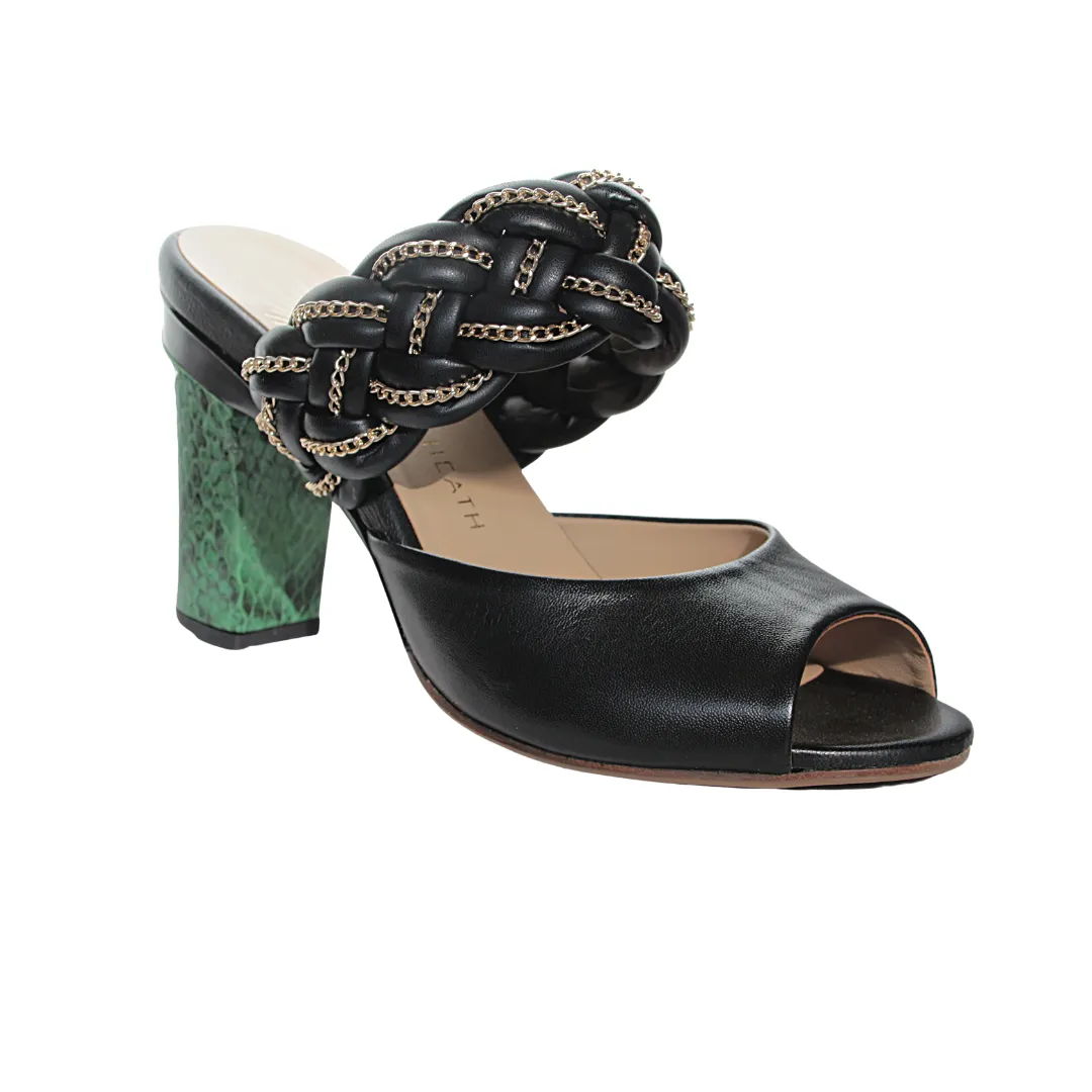 Romy Black Lambskin Puff Slide sold by Tanya Heath product image thumbnail 5