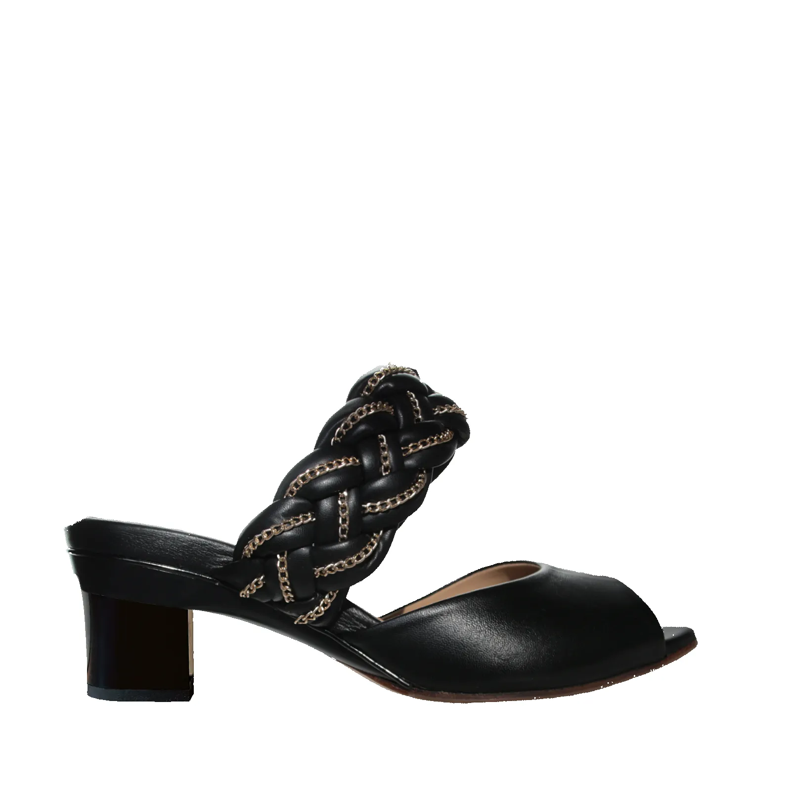 Romy Black Lambskin Puff Slide sold by Tanya Heath product image thumbnail 4