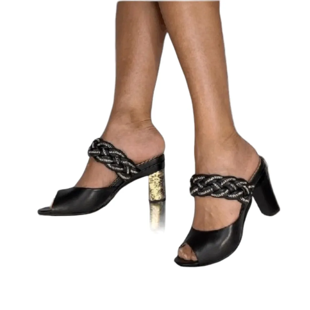 Romy Black Lambskin Puff Slide sold by Tanya Heath product image thumbnail 2