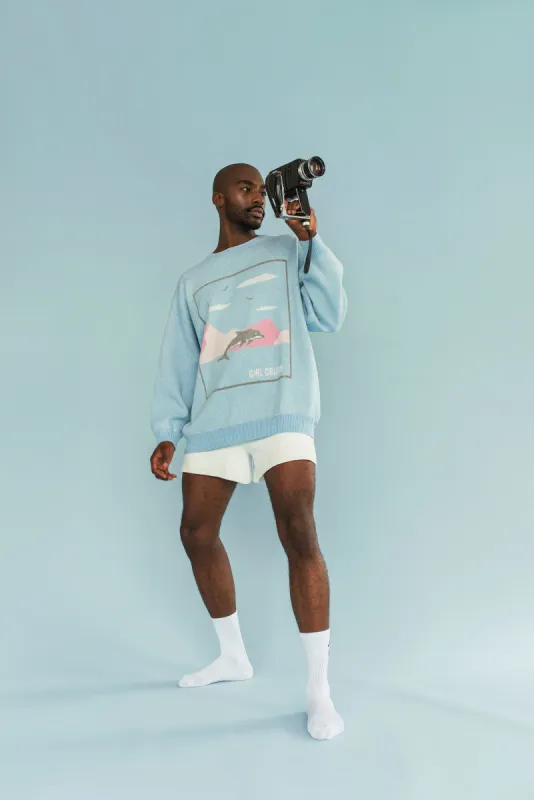 Oceanside Crewneck sold by Girl Crush Gang