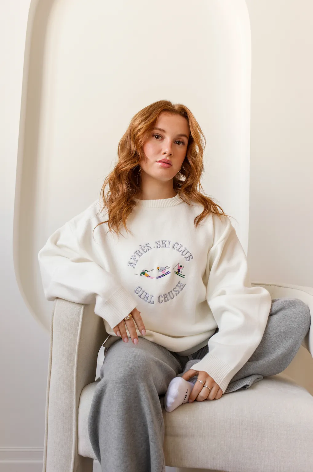 After Ski Trio Sweater that Slides sold by Girl Crush Gang