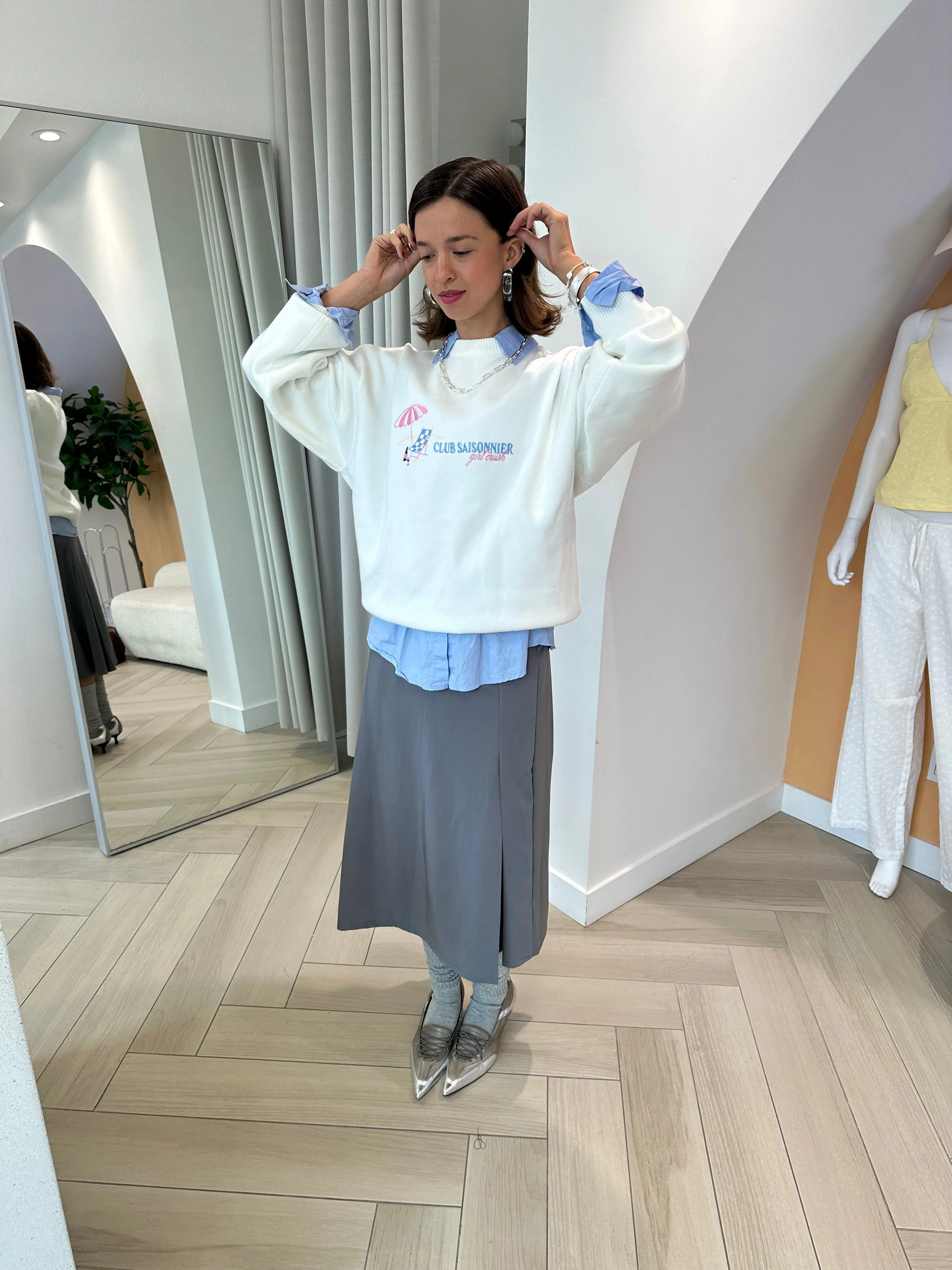 Seasonal Club Sweater sold by Girl Crush Gang product image thumbnail 3