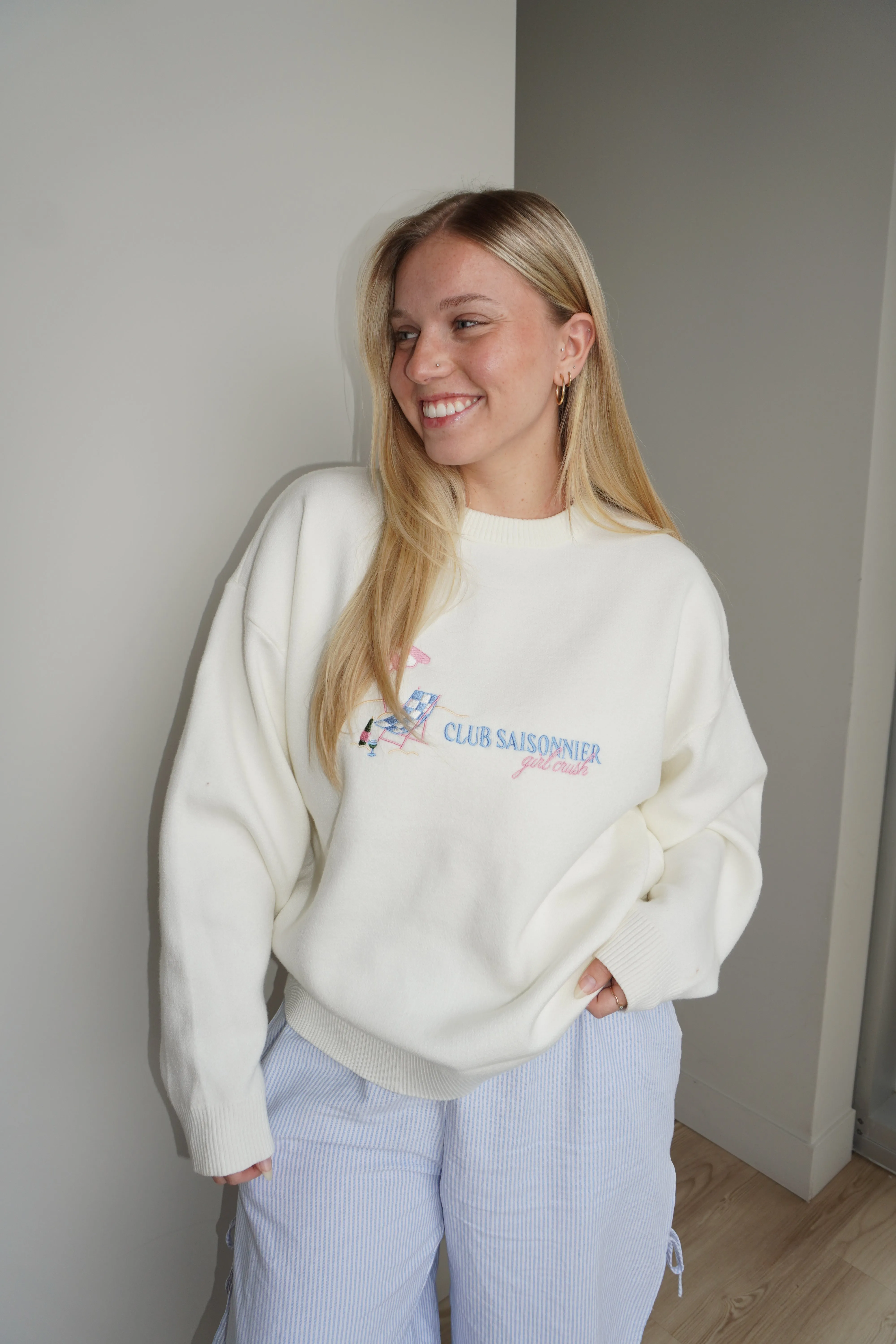 Seasonal Club Sweater sold by Girl Crush Gang product image thumbnail 4